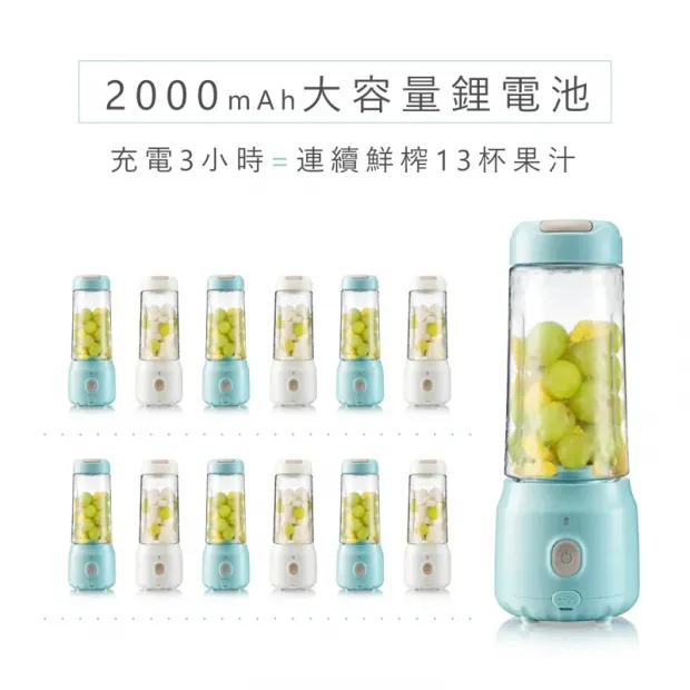 【KINYO】復古便攜果汁機 (JRU-6830)