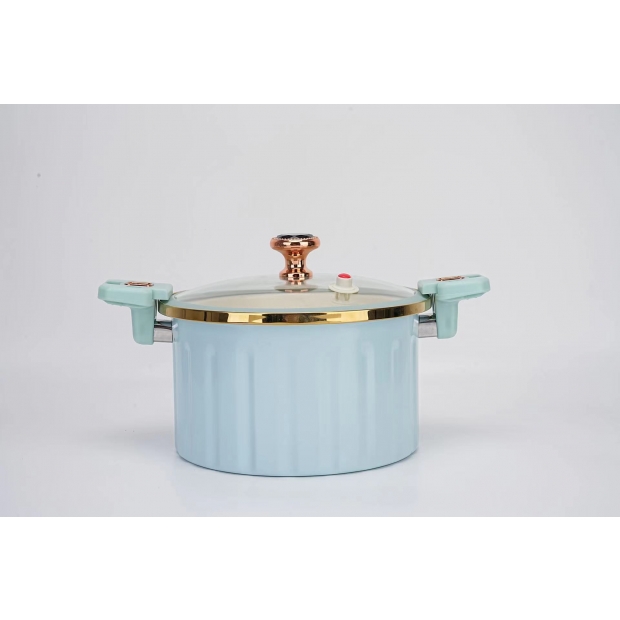 SUNORO 羅馬假日 琺瑯微壓鍋 真空不粘湯鍋 多功能悶煮鍋/雙耳燉鍋/料理鍋